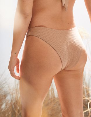 Aerie Waffle Super High Cut Cheekiest Bikini Bottom