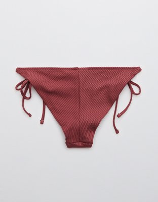 Aerie Waffle Tie Cheekier Bikini Bottom