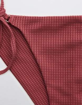 Aerie Waffle Tie Cheekier Bikini Bottom