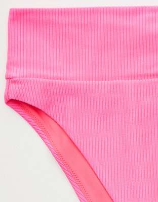 aerie smocked tie cheeky bikini bottom