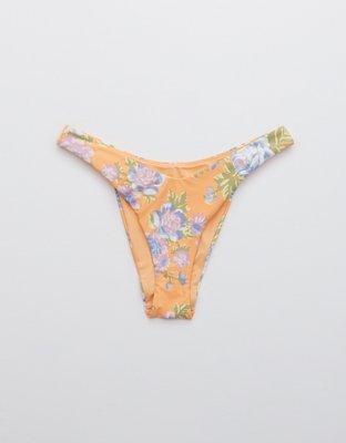 Aerie Printed Super High Cut Cheekiest Bikini Bottom