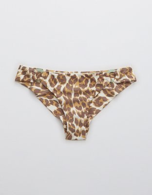 Aerie Leopard Rings Cheeky Bikini Bottom