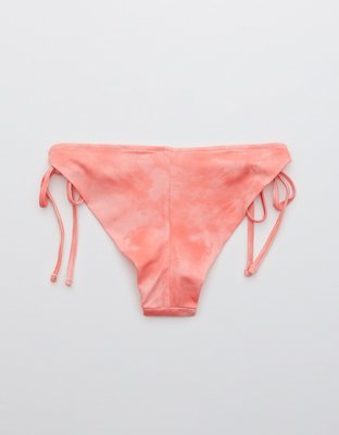 Aerie Embroidered Tie Cheekier Bikini Bottom