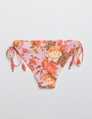 Низ бикини Printed Cheekier, оборки — Aerie — фото 4