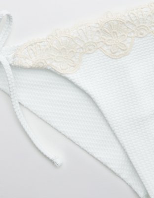 Aerie Waffle Tie Cheekier Bikini Bottom