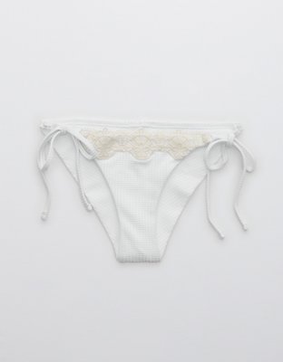 Aerie Waffle Tie Cheekier Bikini Bottom