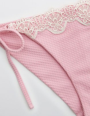Aerie Waffle Tie Cheekier Bikini Bottom