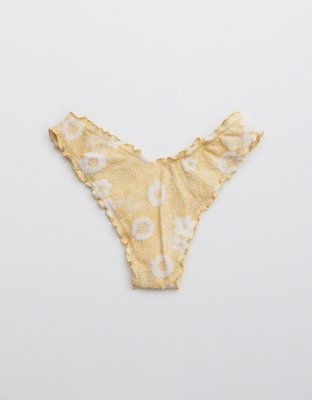 Низ бикини Jacquard Cheekiest, цветочный принт — Aerie — фото 4