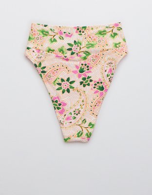 Aerie High Cut Cheeky Bikini Bottom