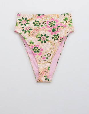 Aerie High Cut Cheeky Bikini Bottom