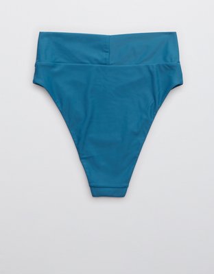 Aerie Crossover High Cut Cheeky Bikini Bottom
