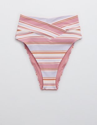 Aerie Crossover High Cut Cheeky Bikini Bottom