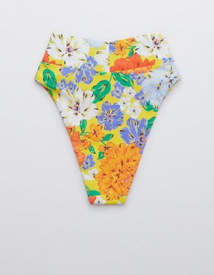 Aerie Crossover High Cut Cheeky Bikini Bottom