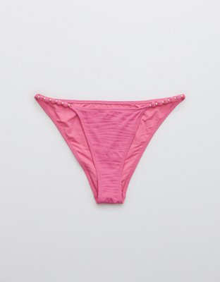 Aerie Jacquard Cheeky Bikini Bottom