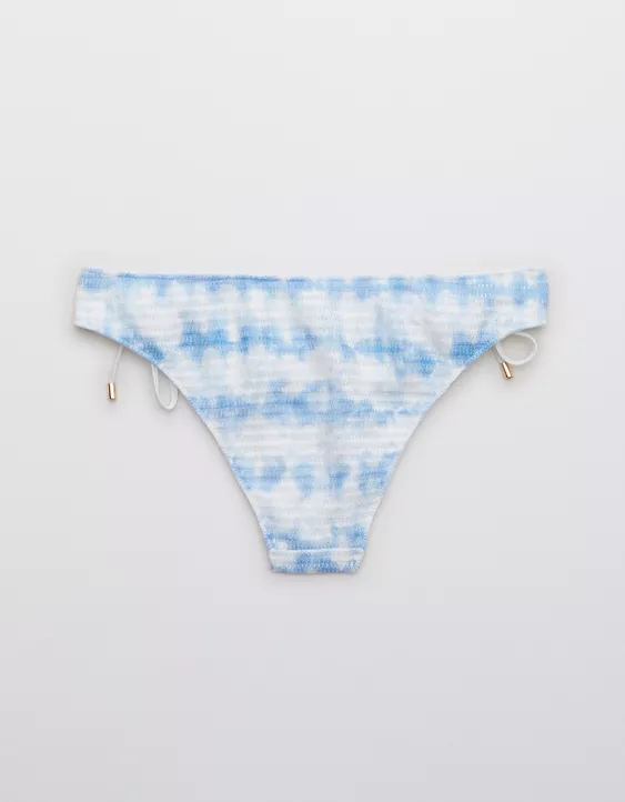 Aerie Textured Tie Cheeky Bikini Bottom