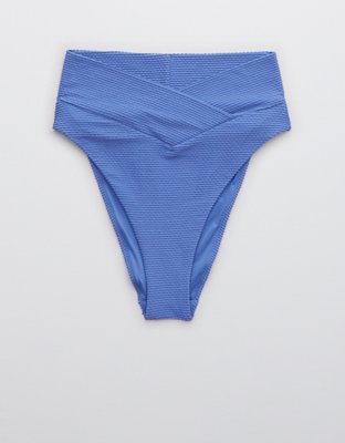 Низ бикини Textured Crossover Cut, крой чики — Aerie — фото 3
