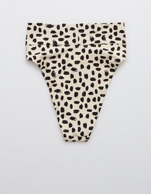 Низ бикини Pique Crossover Cut, крой чики — Aerie — фото 4