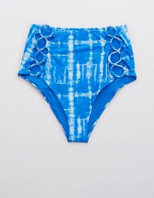 Aerie Cut Out High Waisted Cheeky Bikini Bottom