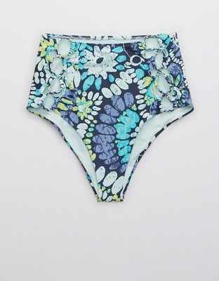 Aerie Cut Out High Waisted Cheeky Bikini Bottom