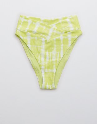 Aerie Crossover High Cut Cheeky Bikini Bottom