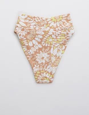 Aerie Crossover High Cut Cheeky Bikini Bottom