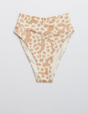 Aerie Crossover High Cut Cheeky Bikini Bottom