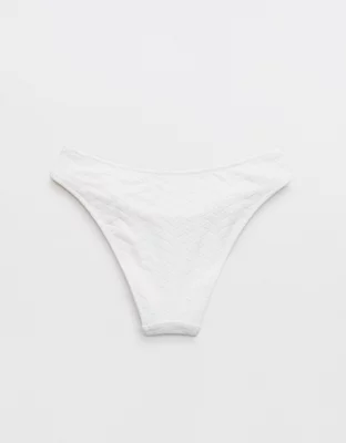 Aerie Jacquard Cheeky Bikini Bottom
