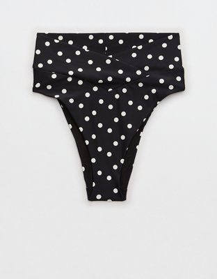 Aerie Crossover High Cut Cheeky Bikini Bottom