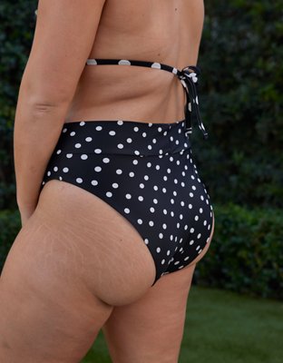 Aerie Crossover High Cut Cheeky Bikini Bottom