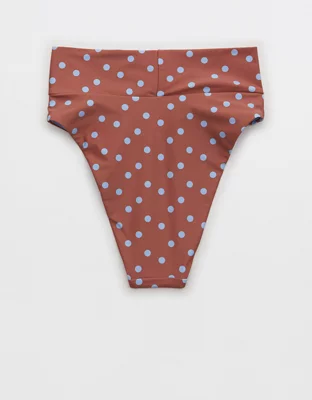 Aerie Crossover High Cut Cheeky Bikini Bottom