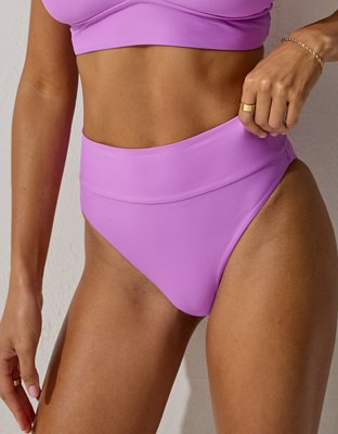 Aerie High Cut Cheeky Bikini Bottom