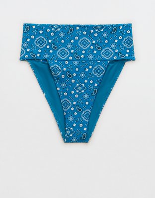 Aerie Bottom de bikini cheeky con corte alto y tira