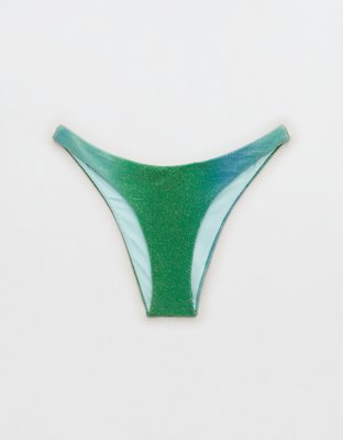 Aerie Metallic Straight Scoop Bikini Top