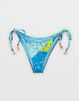 Низ бикини Cheekiest, низкая посадка, вязка крючком — Aerie — фото 4