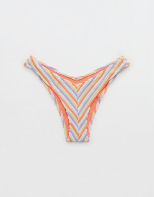 Aerie Terry Low Rise Cheeky Bikini Bottom