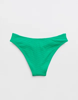 Aerie Jacquard Cheeky Bikini Bottom