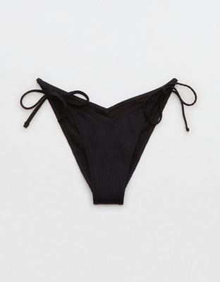 Aerie Bottom de bikini cheekiest texturado con lazo