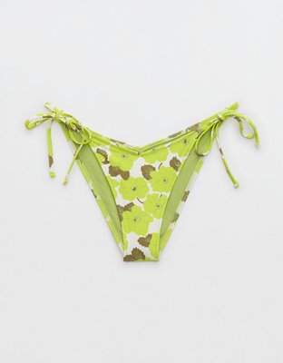 Aerie Low Rise Tie Cheekiest Bikini Bottom