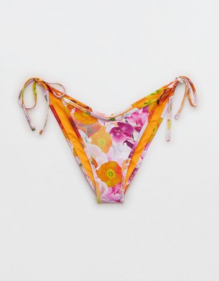 Aerie Bottom de Bikini Cheekiest Tiro Bajo con Lazo