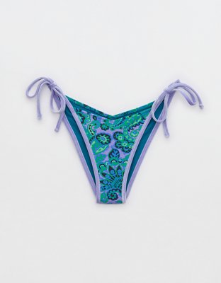 Aerie Low Rise Tie Cheekiest Bikini Bottom