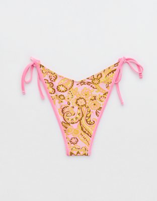 Aerie Low Rise Tie Cheekiest Bikini Bottom