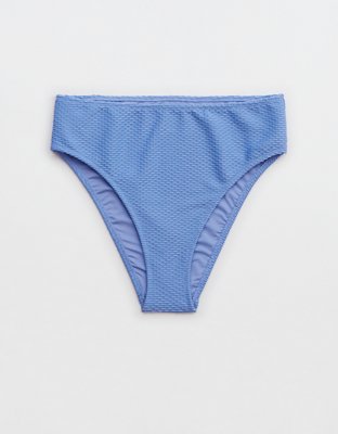 Aerie Jacquard High Cut Cheeky Bikini Bottom