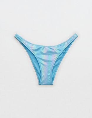 Aerie Metallic Straight Scoop Bikini Top