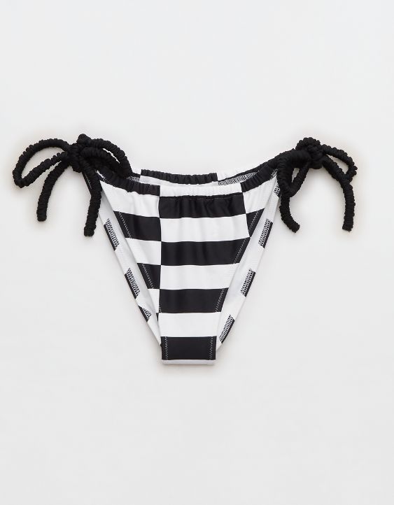 Aerie Low Rise Scrunchie Tie Cheekiest Bikini Bottom