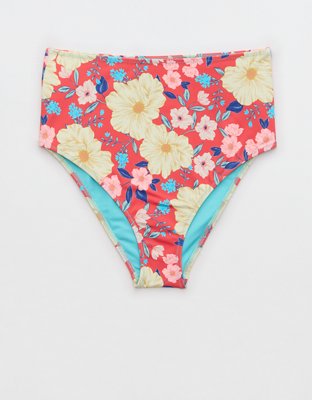 High-Waisted Tropical Cheeky Bottoms  Swimsuits for big bust, Swimsuits  high waisted, Swimsuits