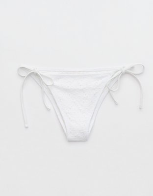 Aerie Eyelet Full Coverage Bikini Bottom