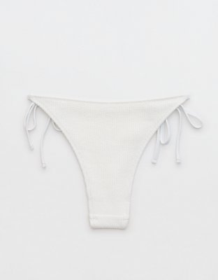Aerie Crinkle Cheekiest Tie Bikini Bottom