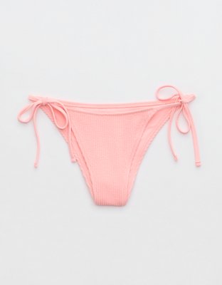 Aerie Crinkle Cheekiest Tie Bikini Bottom