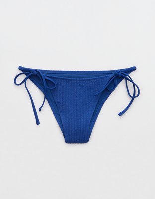 Aerie Crinkle Cheekiest Tie Bikini Bottom