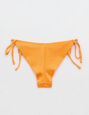 Aerie Shine Rib Cheekiest Tie Bikini Bottom